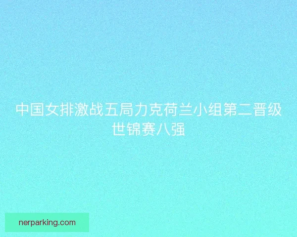 中国女排激战五局力克荷兰小组第二晋级世锦赛八强